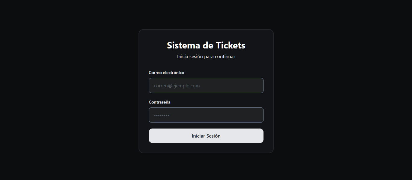 Gestor de Tickets